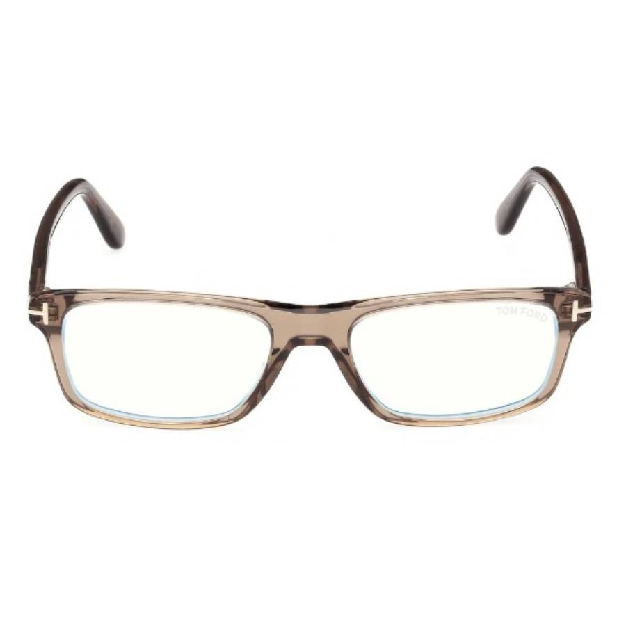 Tom Ford FT6119-B 048 Blue-Light Block Men's Glasses Brown Size 53 - Free Lenses - Blue Light Block Available