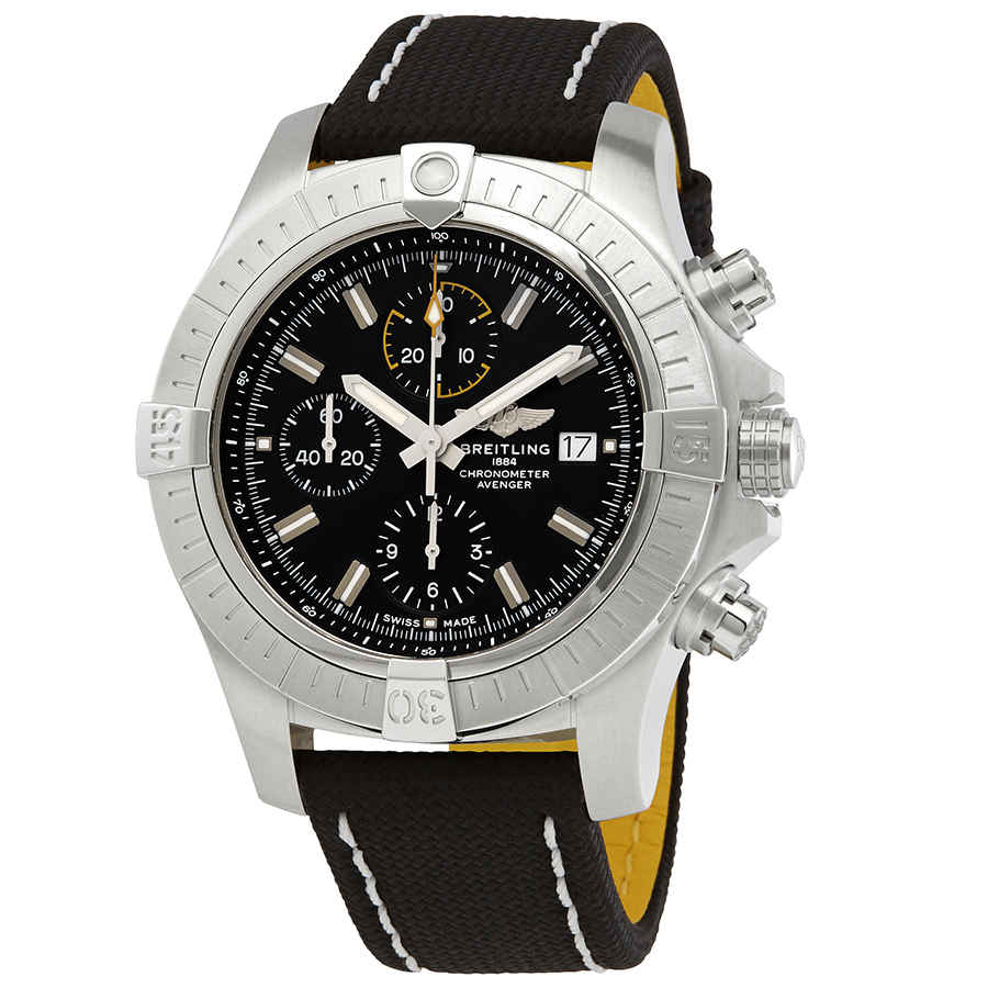Breitling Avenger Chronograph Automatic Black Dial Mens Watch A13317101B1X1