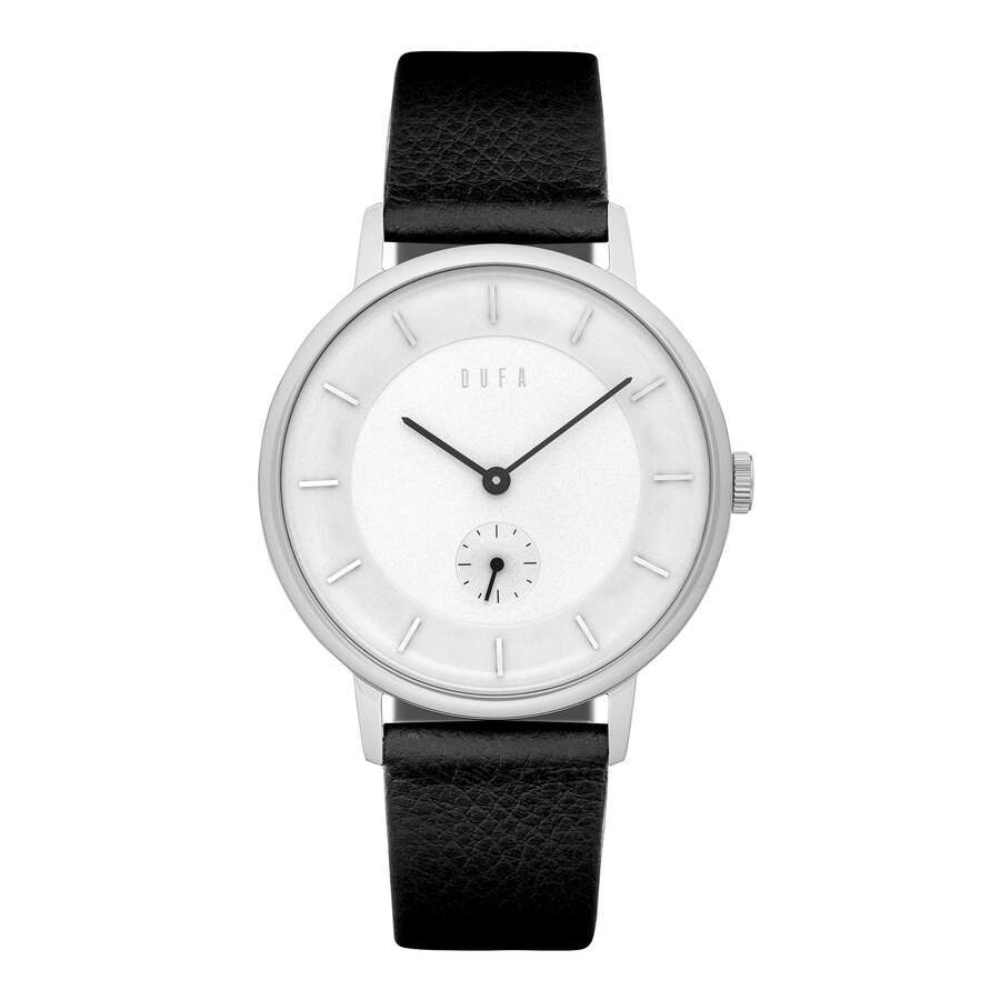 Dufa Dufa X Kroyer Stter Lassen White Dial Mens Watch DF-9031-01