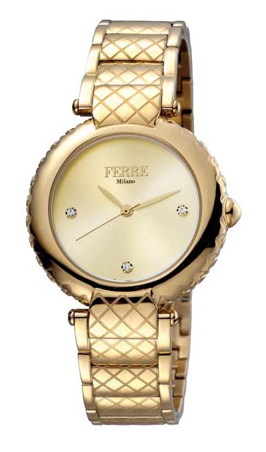 Ferre Milano Gold Dial Ladies Watch FM1L099M0061 300$