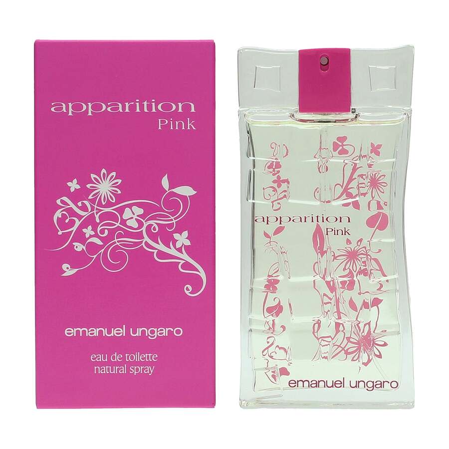 Emanuel Ungaro Ladies Apparition Pink EDT Spray 3 oz Fragrances 8032529119965