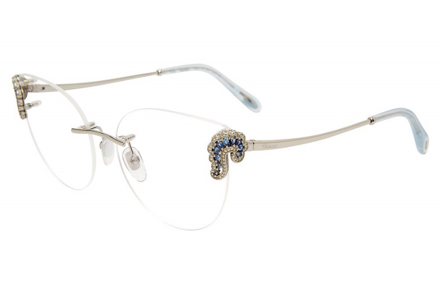 Chopard Demo Cat Eye Ladies Eyeglasses VCHG03S 0579 57 220$