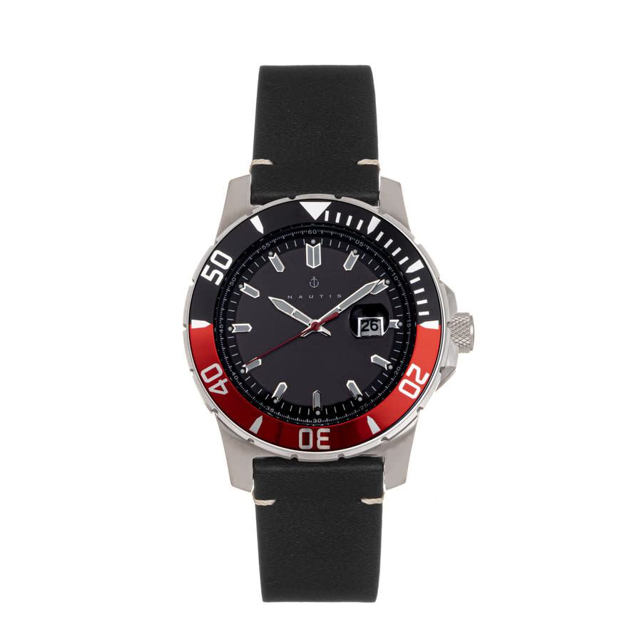Nautis Dive Pro 200 Quartz Black Dial Mens Watch GL1909-C