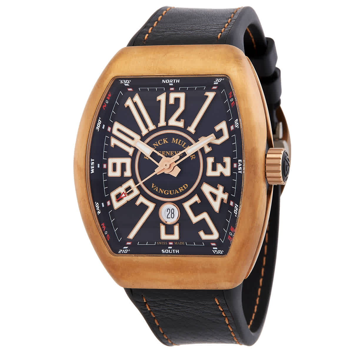 Franck Muller Vanguard Automatic Mens Watch V 45 SC DT BZ BR ICON 1 NR 7656$
