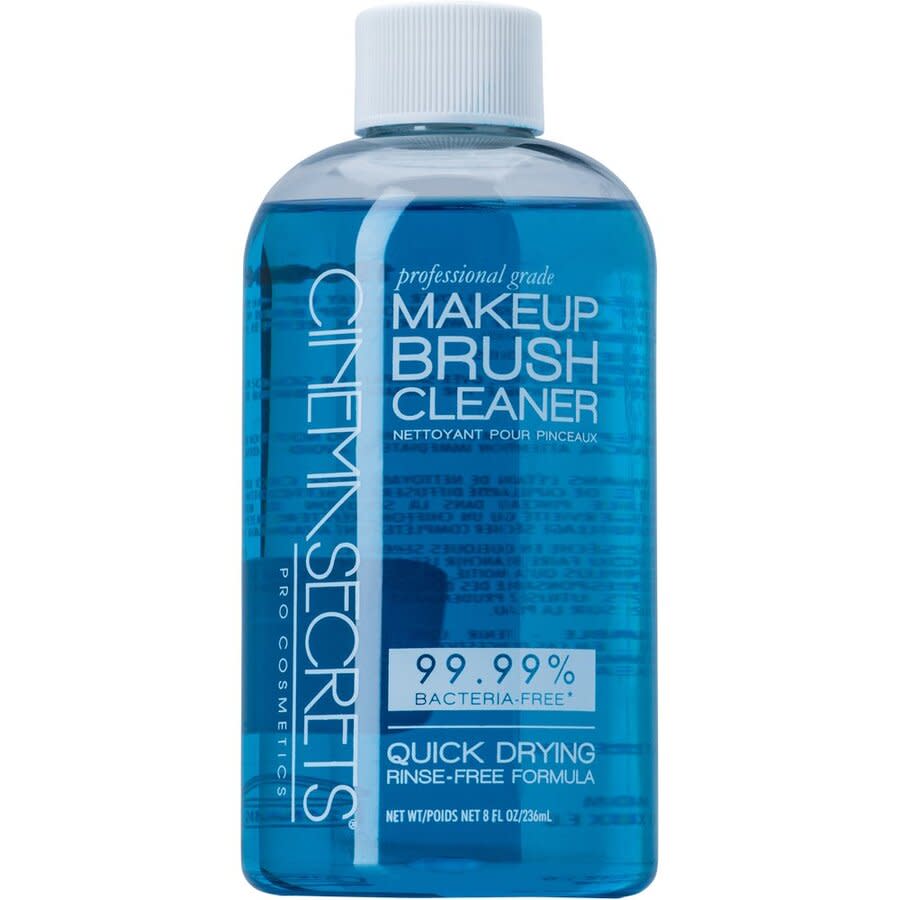 Cinema Secrets Ladies Professional Grade Makeup Brush Cleaner - Original Blue Vanilla 8 oz Tools Brushes 733410831833 25$