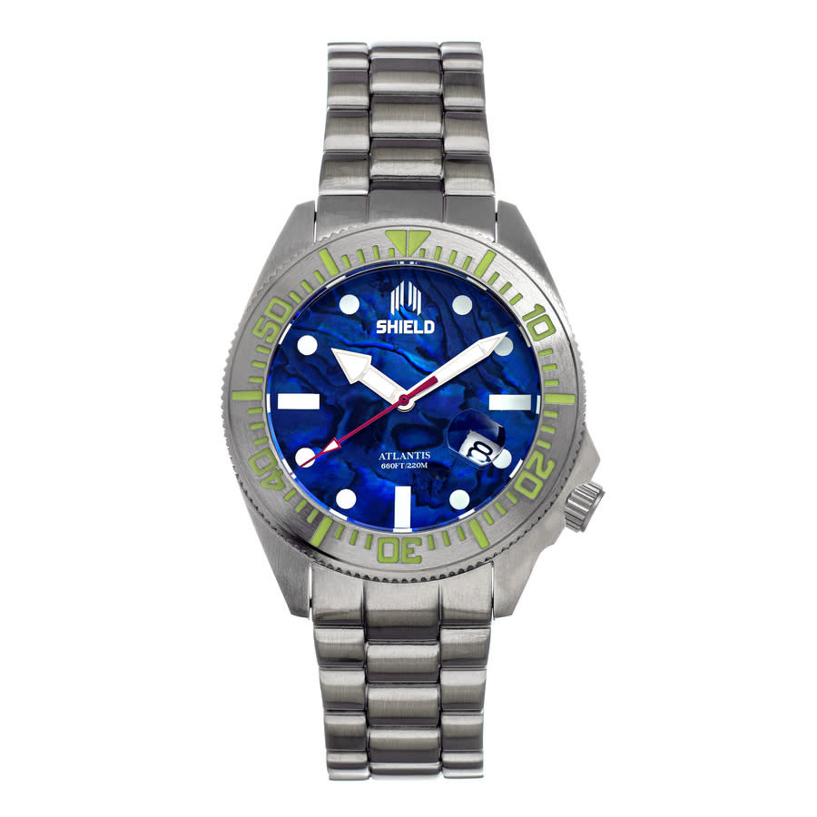 Shield Atlantis Automatic Blue Dial Mens Watch SLDSH108-5 139$