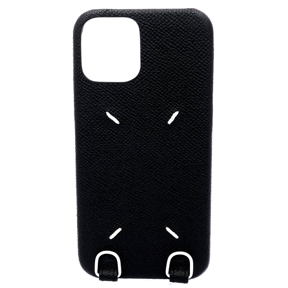 Maison Margiela Black iPhone 12 Case With Strap S35UI0536-P0399
