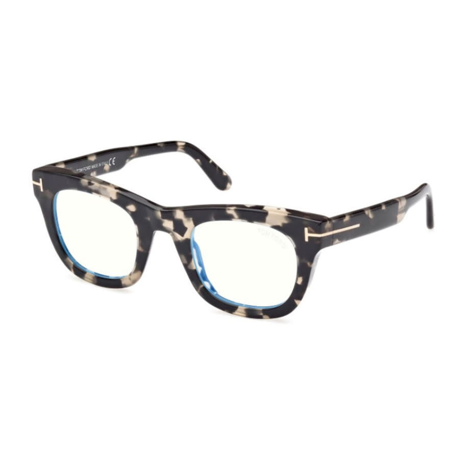 Tom Ford FT5872-B 005 Blue-Light Block Men's Glasses Tortoiseshell Size 48 - Free Lenses - Blue Light Block Available