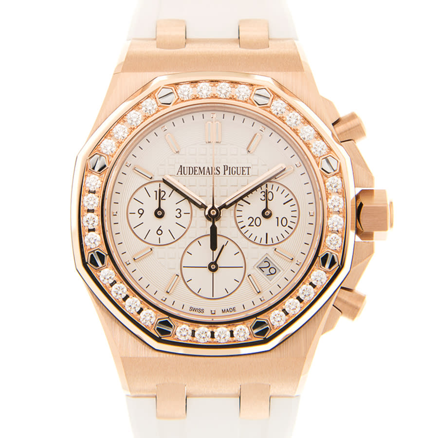 Audemars Piguet Royal Oak Offshore Silver Dial Automatic Ladies Chronograph Watch 26231ORZZD010CA01 69500$