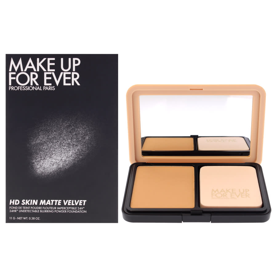 Make Up Forever Ladies HD Skin Matte Velvet Powder Foundation 0.38 oz 1Y16 Warm Beige Makeup 3548752194709