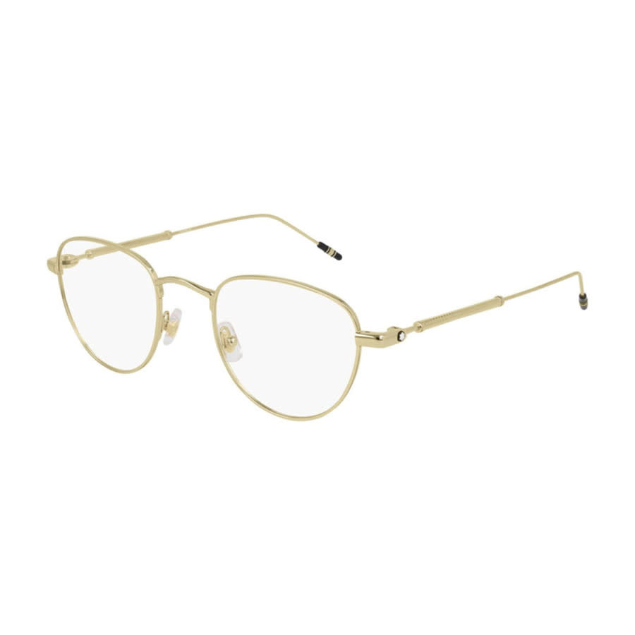 Montblanc Mens Black Square Eyeglass Frames MB0111O 002