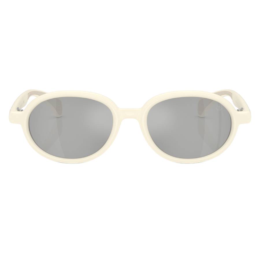 Moncler Caprice Clear Mirror Silver Oval Unisex Sunglasses ME8006 50028V 51