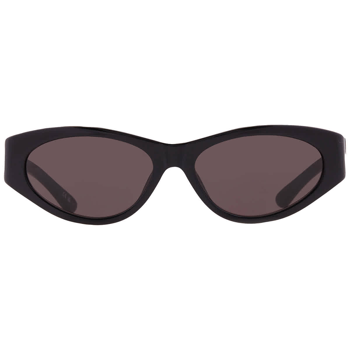 Balenciaga Grey Oval Ladies Sunglasses BB0367S 001 60