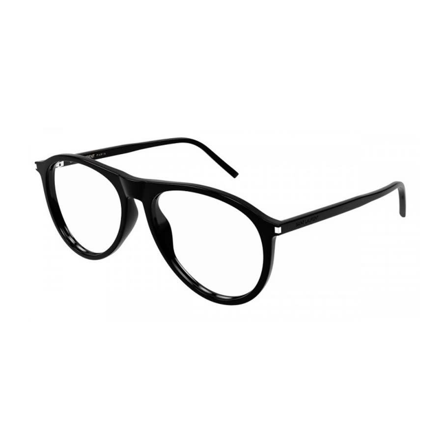 Saint Laurent Mens Black Aviator Eyeglass Frames SL667OPT 001
