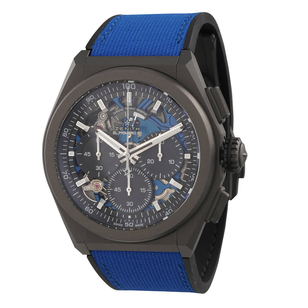 Zenith Defy El Primero 21 Ultrablue Chronograph Automatic Mens Watch 979001900481R946 10500$