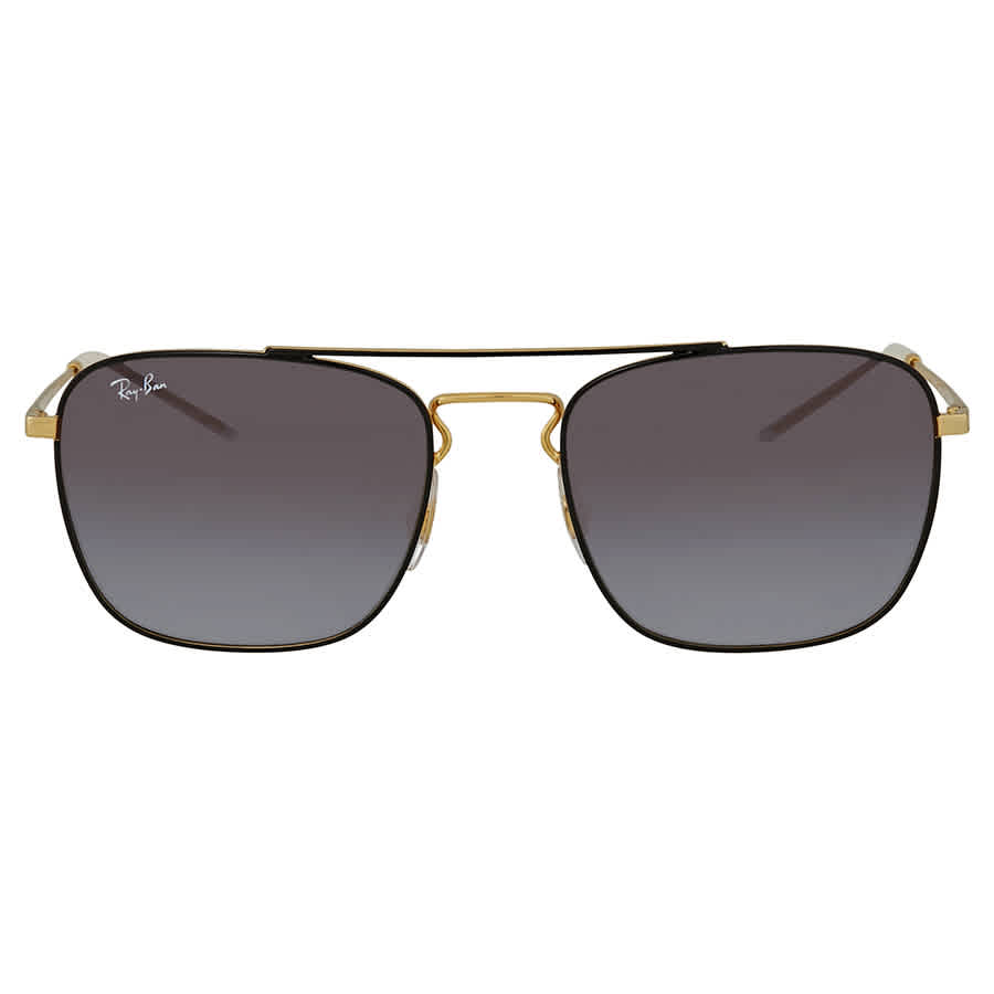 Ray-Ban Man Sunglass RB3588 -  Frame color: Black On Gold, Lens color: Solid Color