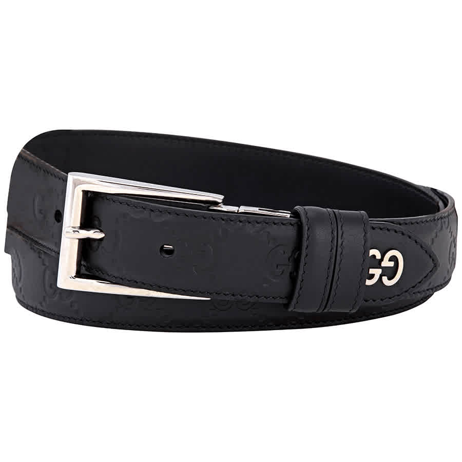 gucci signature belt with gg detail