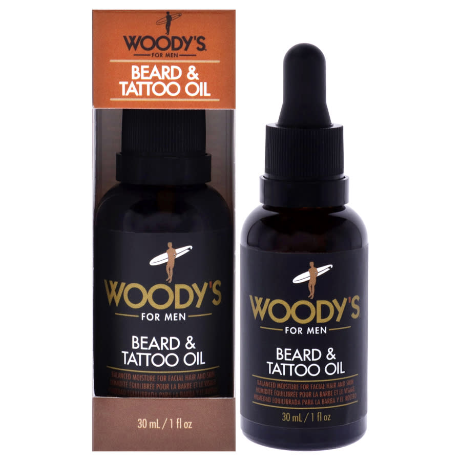 Woodys Mens Beard and Tattoo Oil 1 oz Hair Care 672153907590