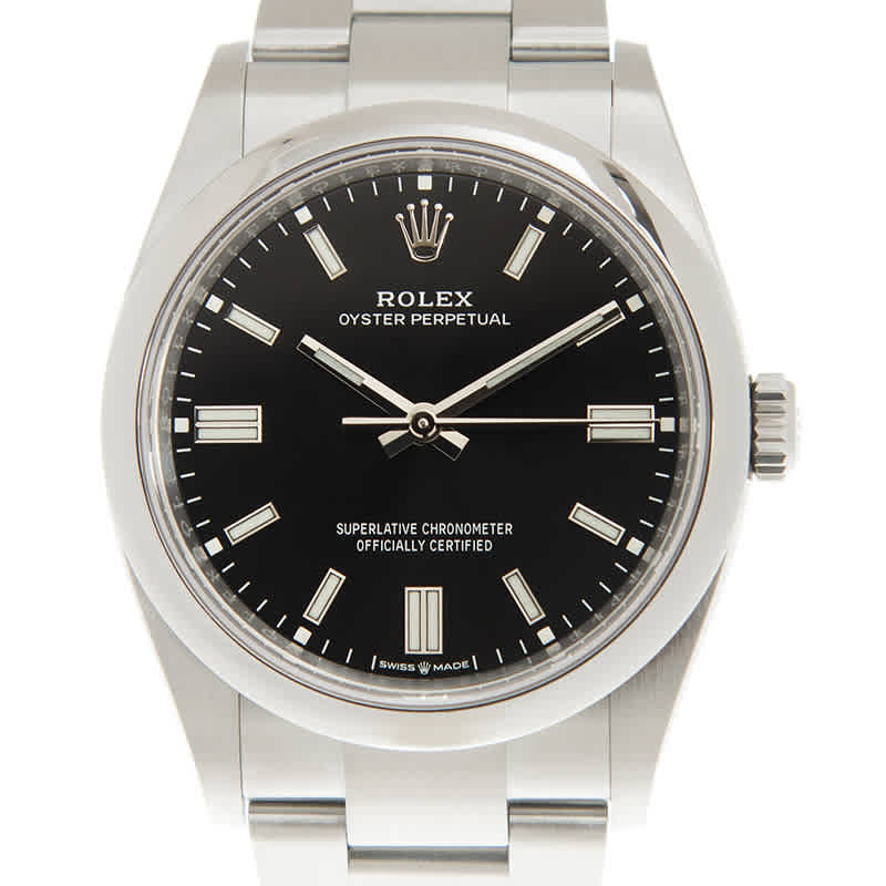 Rolex Oyster Perpetual 36 Automatic Chronometer Black Dial Watch 126000BKSO