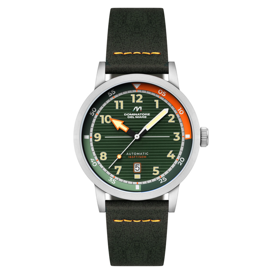 Dominatore Del Mare Camogli Automatic Green Dial Mens Watch DD-8025-03 120$