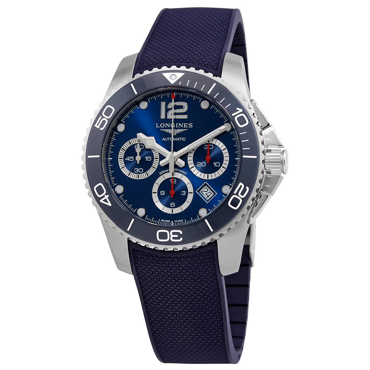Longines HydroConquest Chronograph Automatic Blue Dial Men s