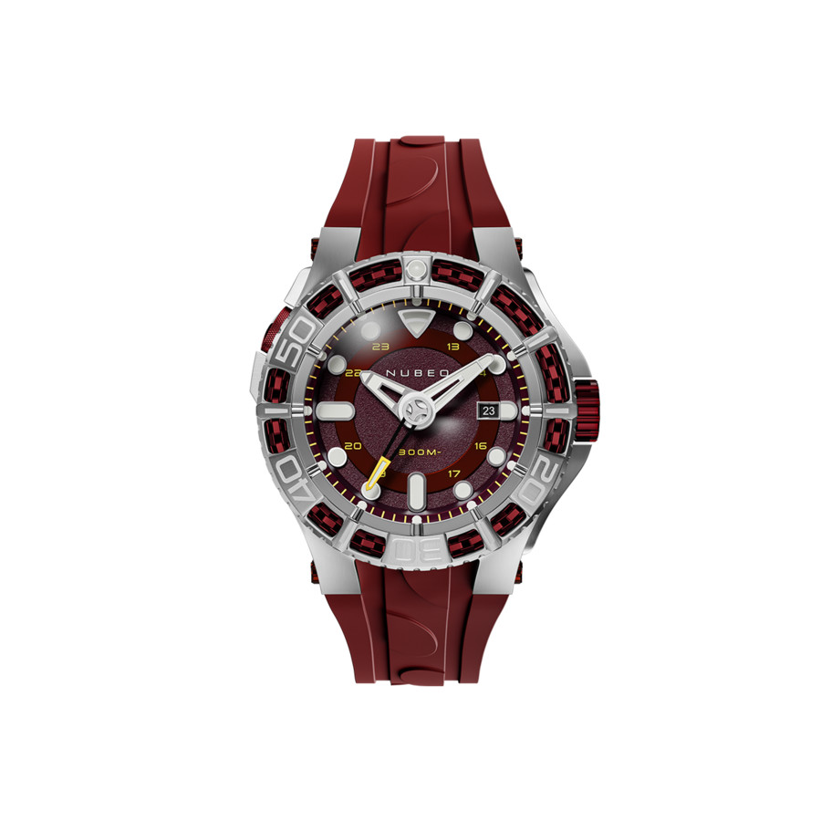 Nubeo Manta Red Dial Mens Watch NB-6120-03 249$
