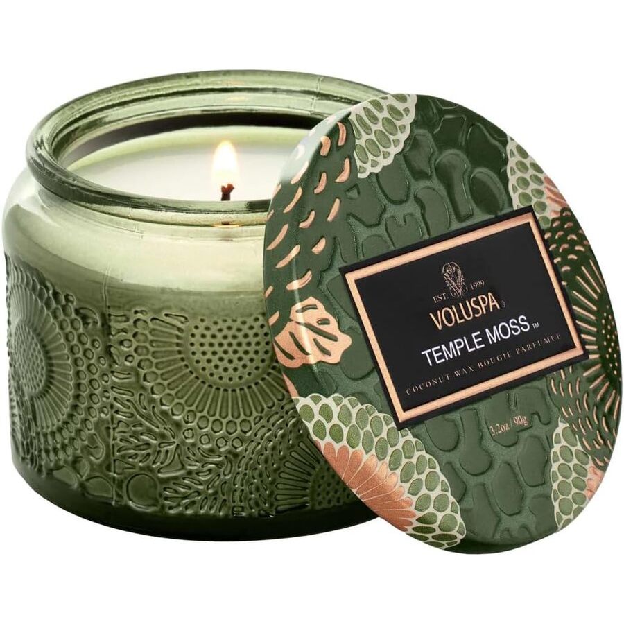 Voluspa Unisex Temple Moss Petite Jar Japonica 3.2 oz Scented Candle 806644724353