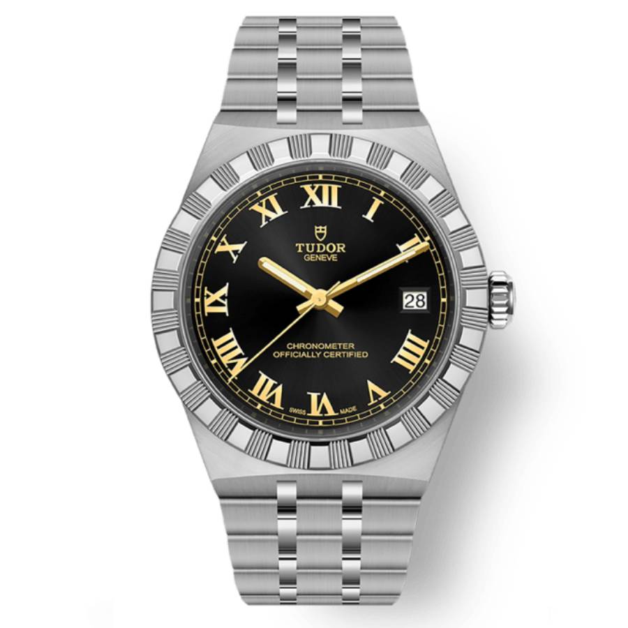 Tudor Royal Hand Wind Chronometer Black Dial Watch M2836C1A00101