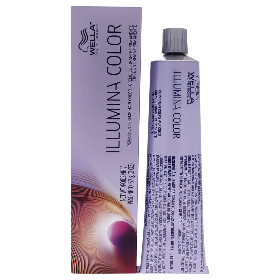 Illumina Color Permanent Creme Hair Color - 5 35 Light Brown-Gold Red Violet by Wella for Unisex - 2 oz Hair Color 10$