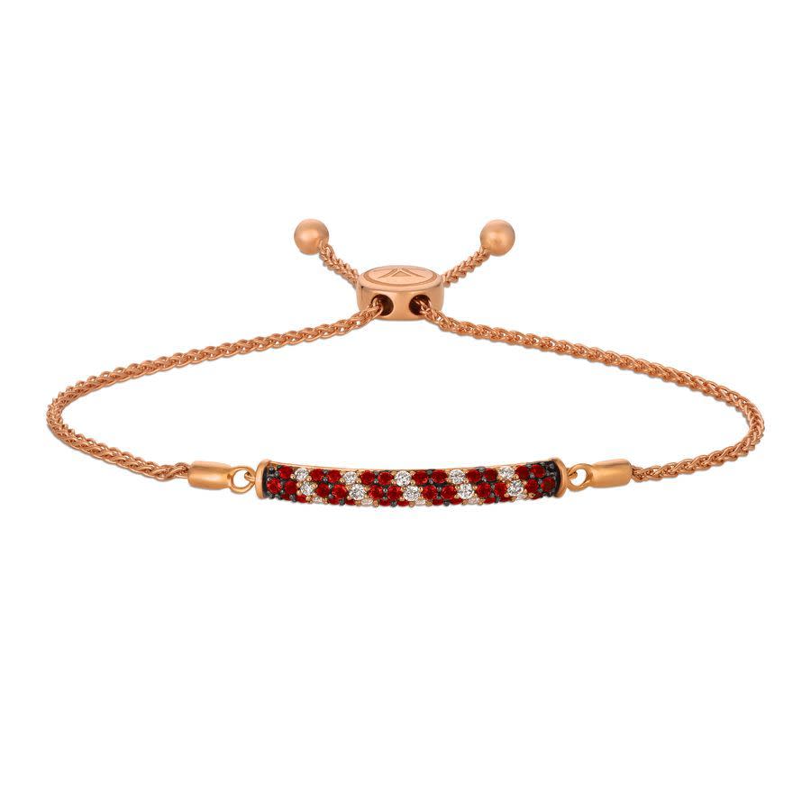 Le Vian Ladies Passion Ruby Collection Bracelet set in 14K Strawberry Gold 1000$