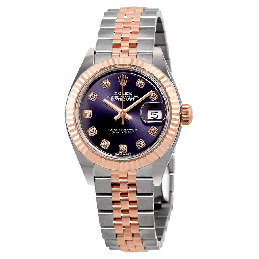 Rolex LadyDatejust Aubergine Diamond Dial Automatic Ladies Watch 279171OBDJ