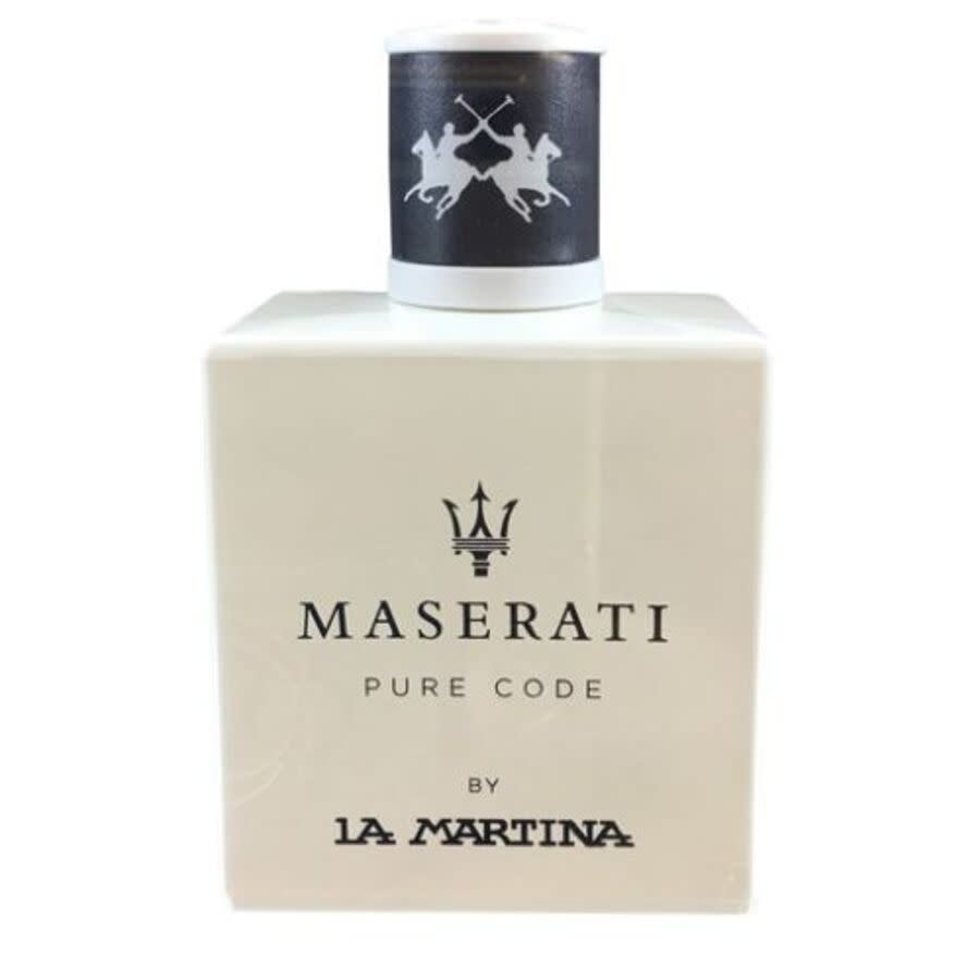 La Martina Mens Maserati Pure Code EDT Spray 3.38 oz (Tester) Fragrances 0604397520136