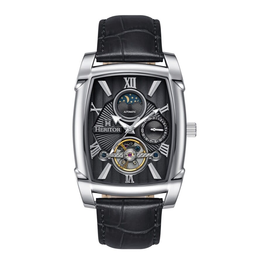 Heritor Valentin Automatic Black Dial Mens Watch HERHS4401 170$