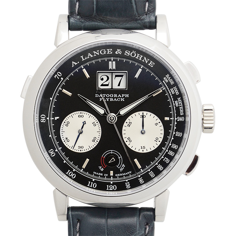 Pre-owned A. Lange & Sohne Datograph Chronograph Black Dial Mens Watch 405.035