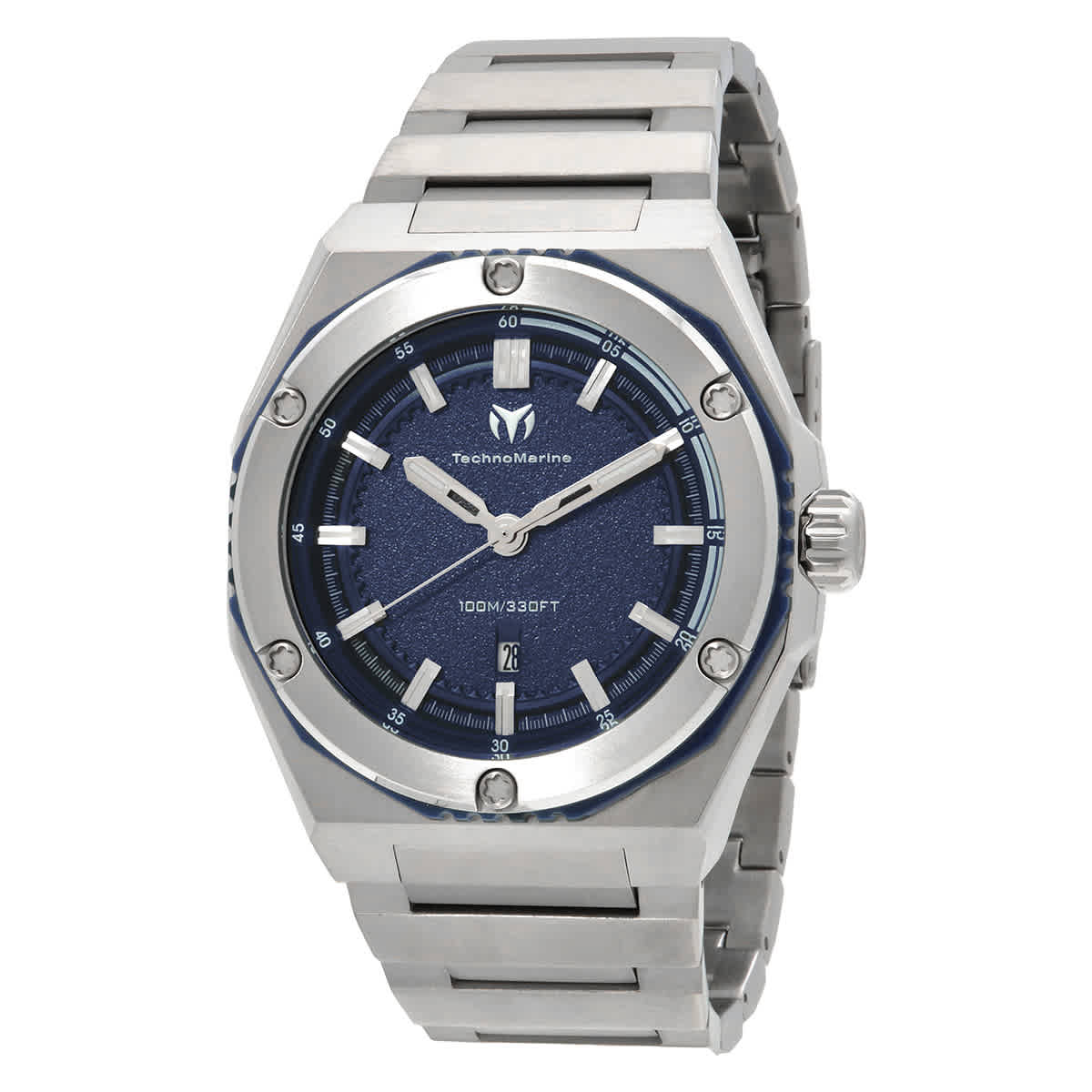 Technomarine Coral Quartz Blue Dial Mens Watch TM-416090 122$