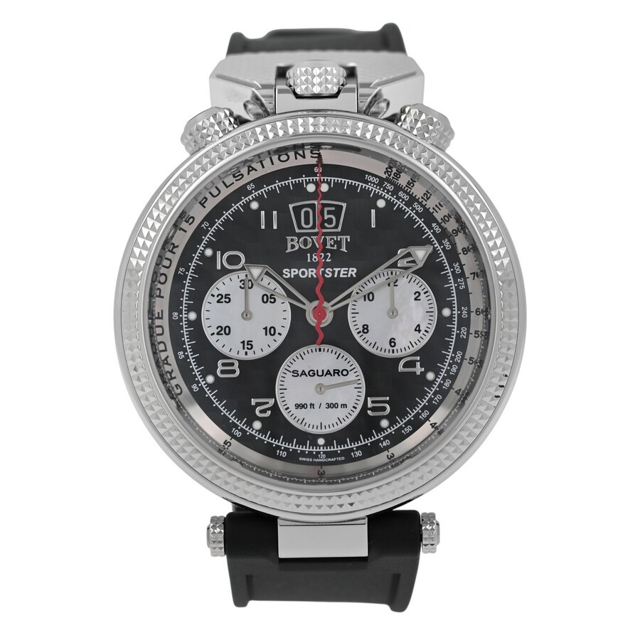 Bovet Sportster Automatic Black Dial Mens Watch SP0487