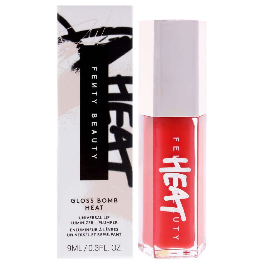 Fenty Ladies Gloss Bomb Heat Universal Lip Luminizer Plus Plumper 0.3 oz 01 Hot Cherry Makeup 840026654630
