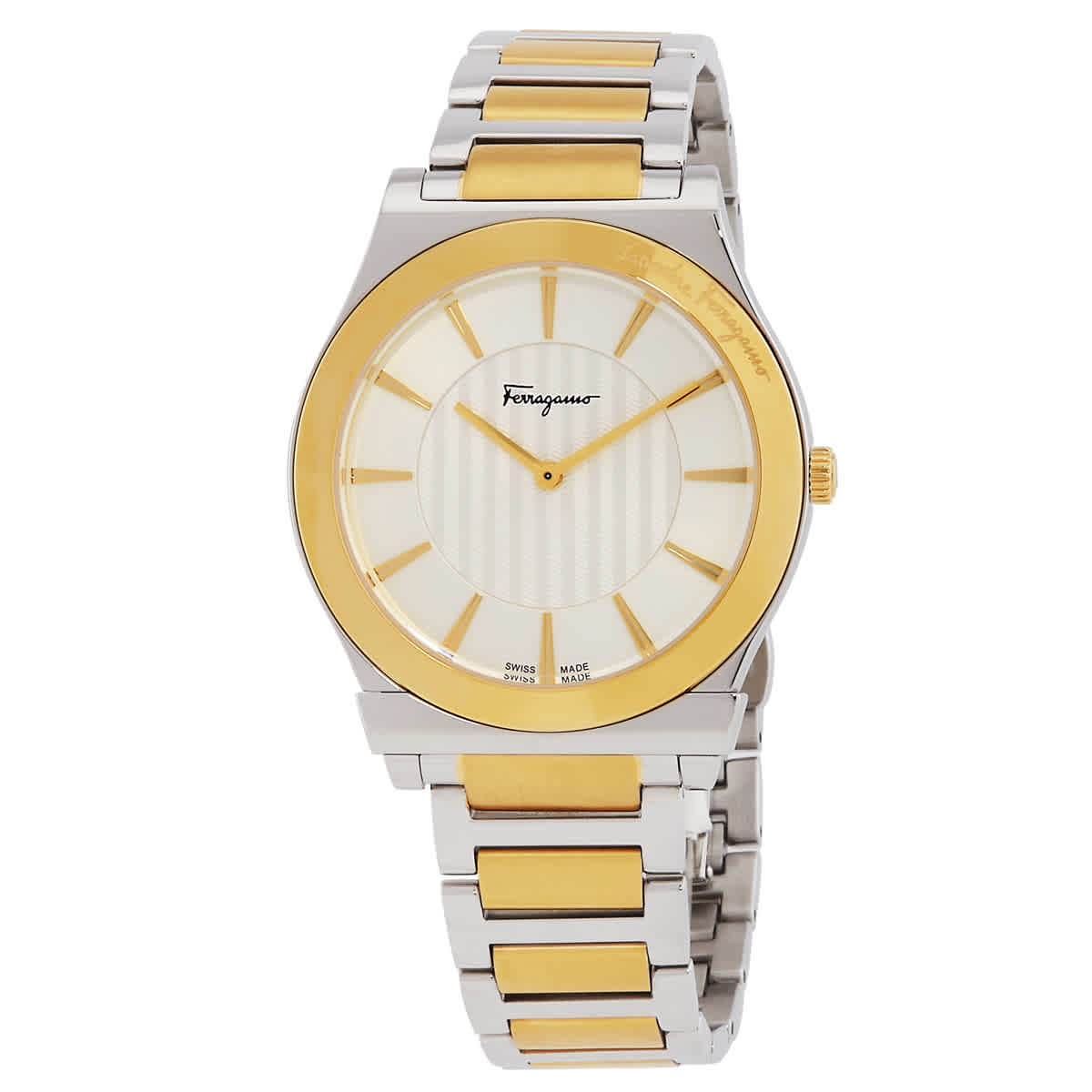 Ferragamo 1898 Slim Quartz Silver Dial Mens Watch SFPE00922 419$