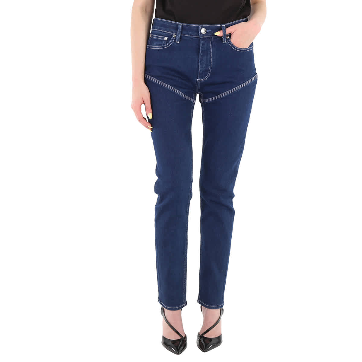 Burberry ladies jeans discount