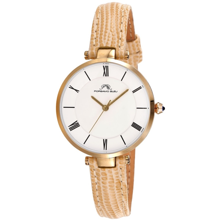 Porsamo Bleu Bellevue White Dial Ladies Watch 1481DBEL 155$