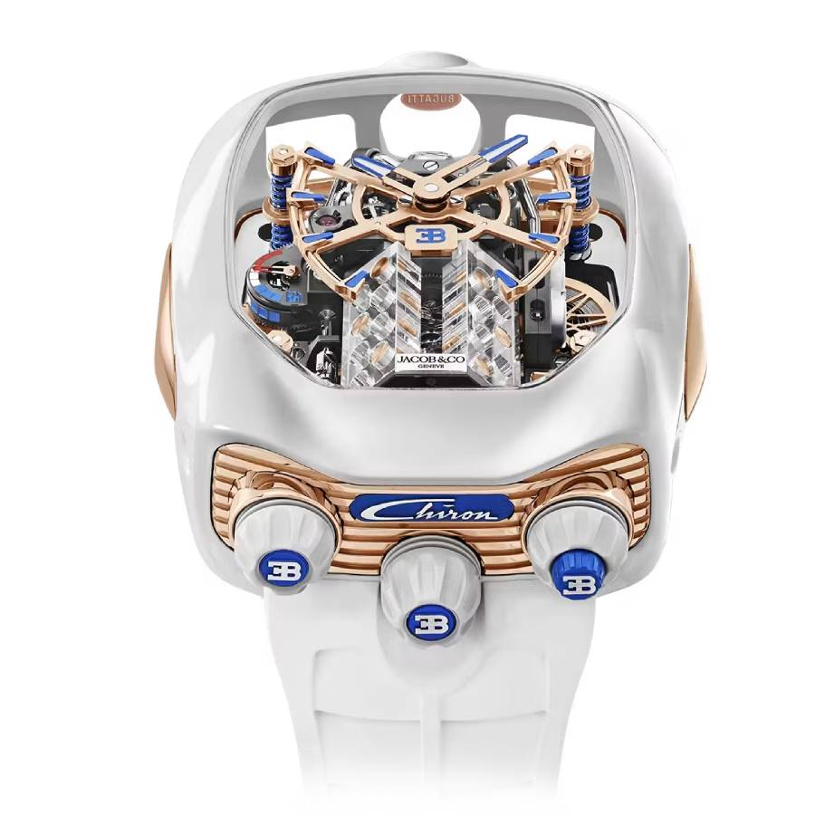 Jacob & Co. Bugatti Chiron Tourbillon Hand Wind Mens Watch BU240.95.AA.AA.A