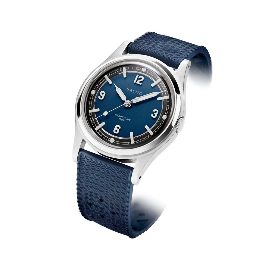 Baltic Hermetique Automatic Blue Dial Mens Watch HERMBLUE