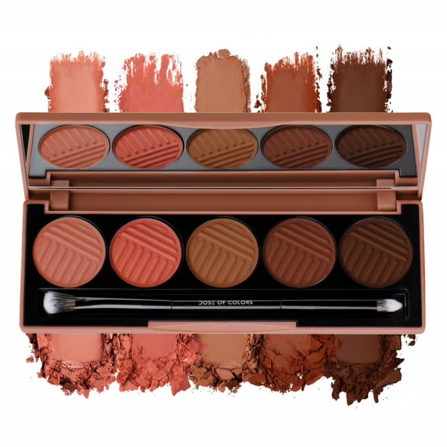 Dose of Colors Ladies Eyeshadow Palette - Sassy Siennas 006 oz Peaches Siennas Rusty Hues Makeup 818729020236 33$
