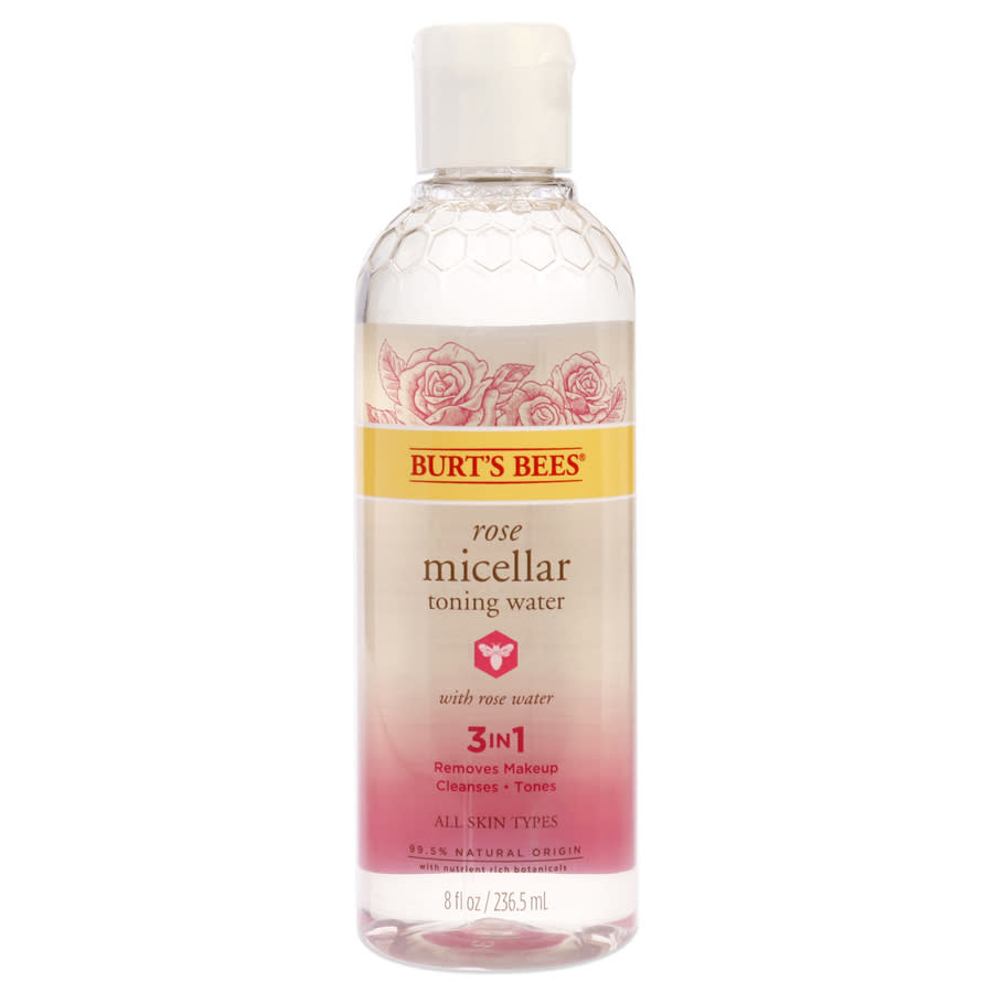 Burt's Bees Ladies Rose Micellar Toning Water 8.0 oz Skin Care 792850908345