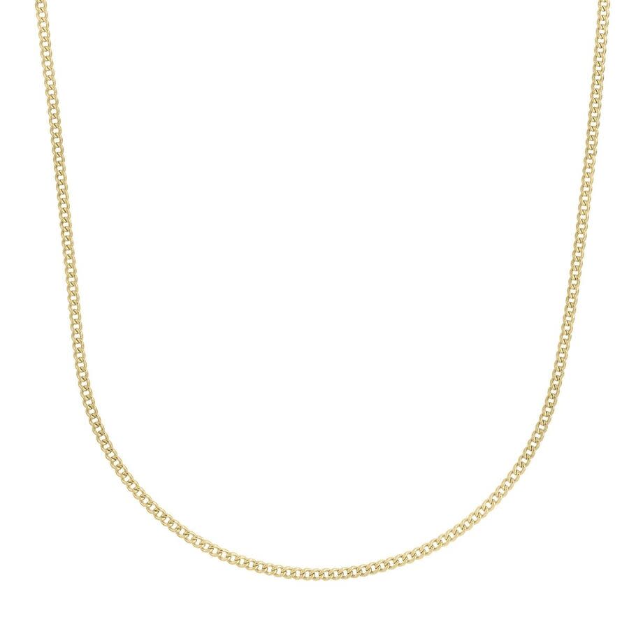 Tresorra 14K Yellow Gold Light Gourmette Chain Necklace