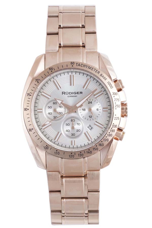 Rudiger Dresden Silver Dial Mens Watch R1000-09-001 510$