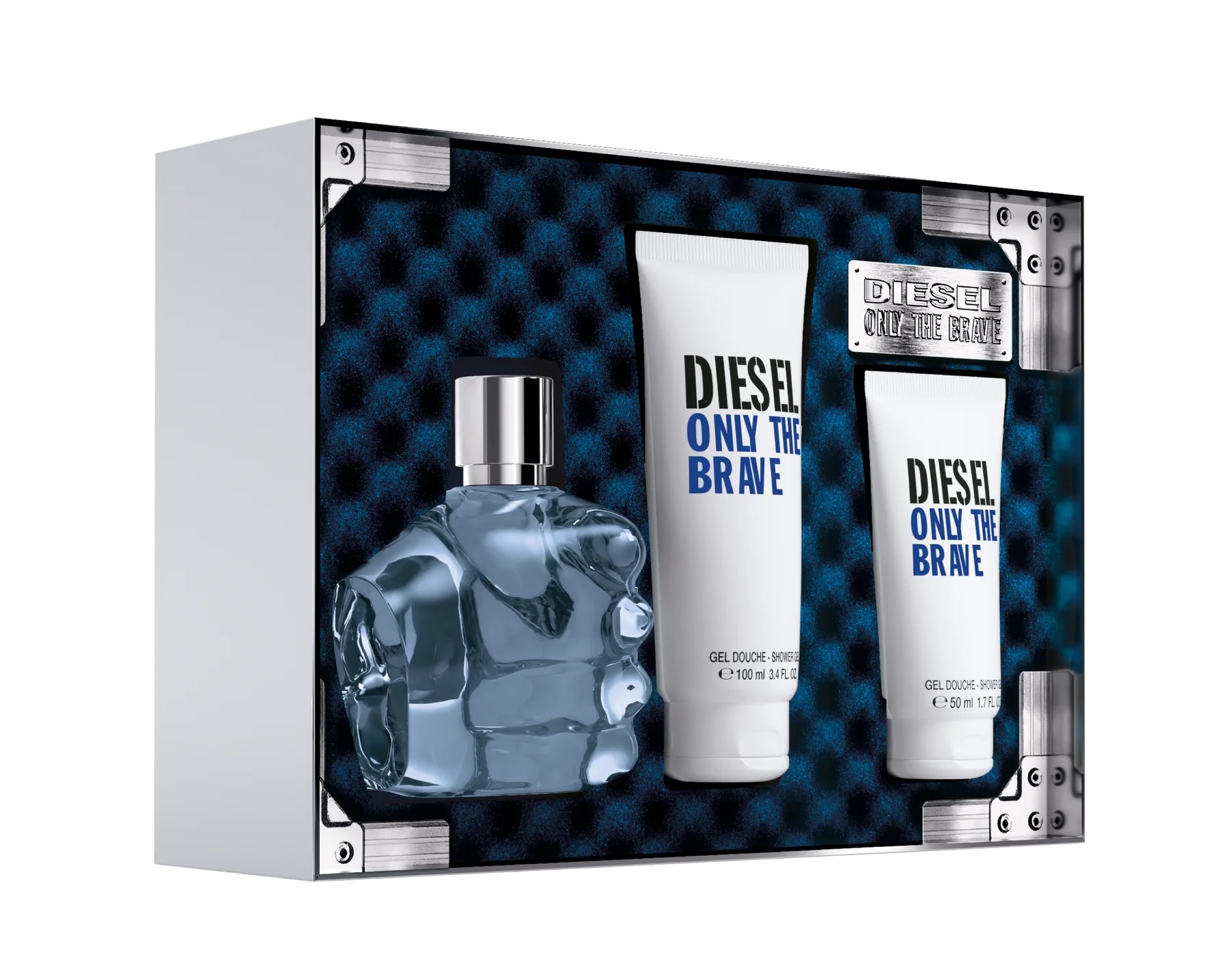 Diesel Mens Only The Brave 3pc Gift Set Fragrances 3614273587730 40$