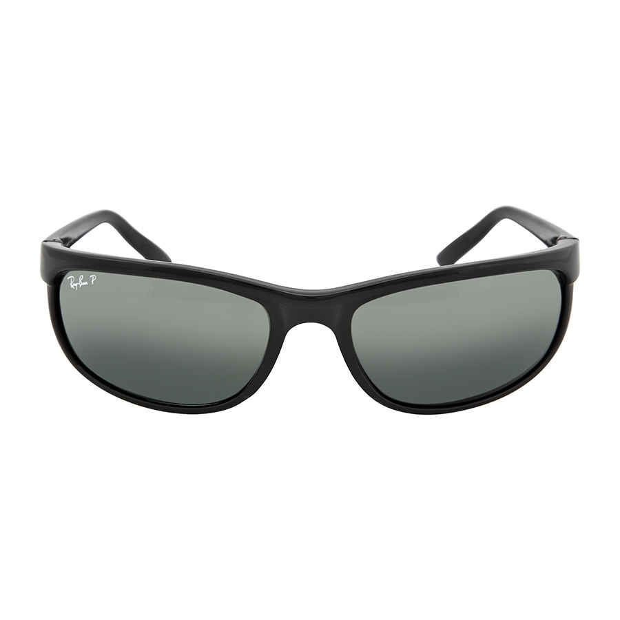 Ray-Ban Predator 2 Matte Black Sunglasses w/Grey Polarized Lenses 0RB2027-601/W1-62 in Gray