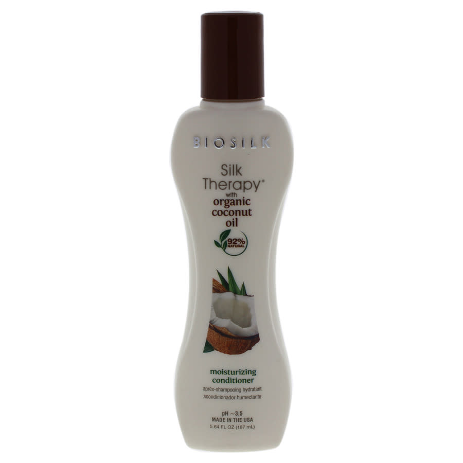 Silk Therapy with Coconut Oil Moisturizing Conditioner by Biosilk for Unisex - 5.64 oz Conditioner