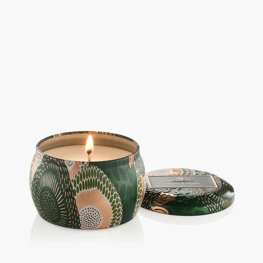 Voluspa Unisex Temple Moss Mini Tin Japonica 4 oz Scented Candle 806644721352 15$